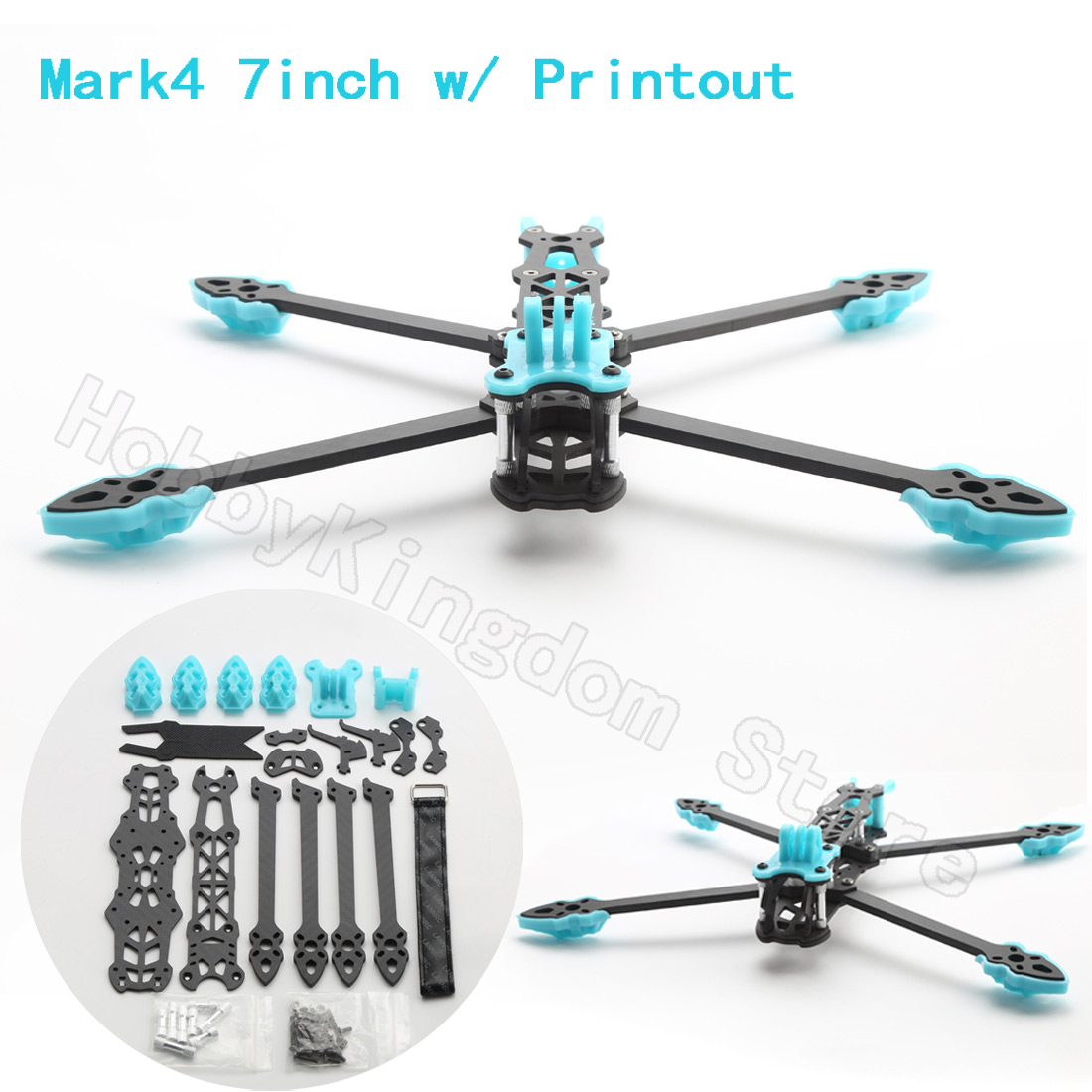 Marco de Dron FPV Mark4 de 7 p - Fpv Drone Tool Kit reseña y precio