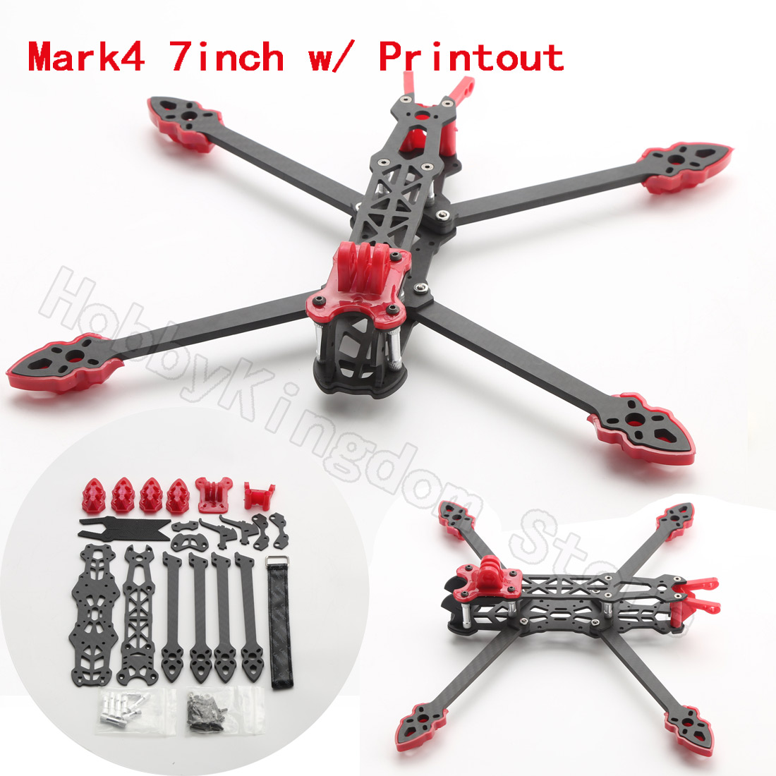 Marco de Dron FPV Mark4 de 7 p - Fpv Drone Tool Kit reseña y precio